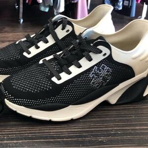 Tory Burch Black and White Sneakers